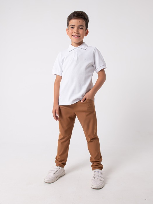 чиносы из джинскота "песок" подростковые фотография