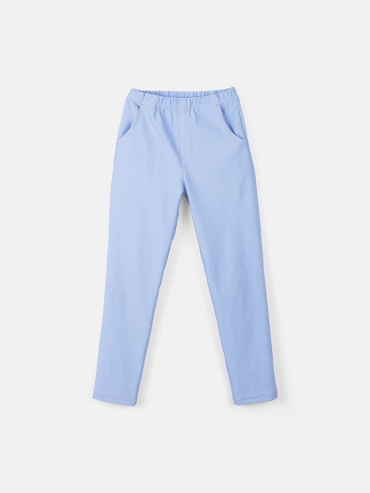 чиносы из джинскота "светлый деним" 7+ фотография