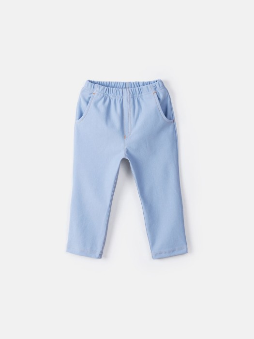 чиносы из джинскота "светлый деним" фотография