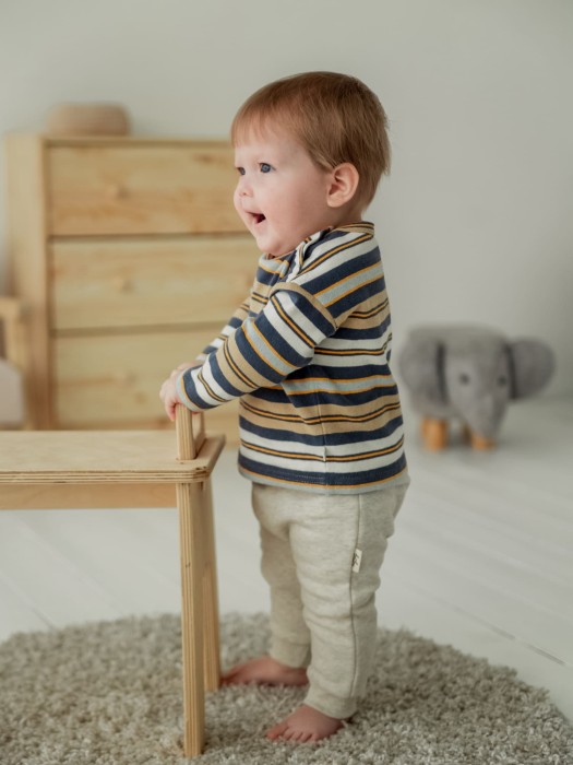 джемпер "деним" 0+ из денима спереди