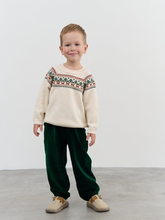 джемпер хлопковый "уютный вечер" 0+ из россии вид сбоку