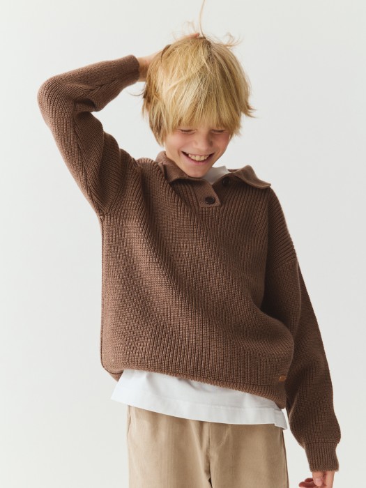 джемпер вязанный "беж" 7+ фотография