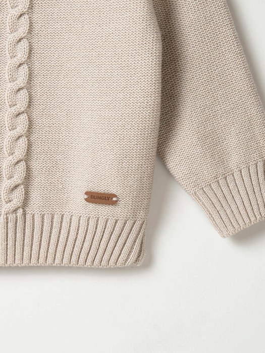 джемпер вязаный "серая дымка" по цене 2999 руб вид справа