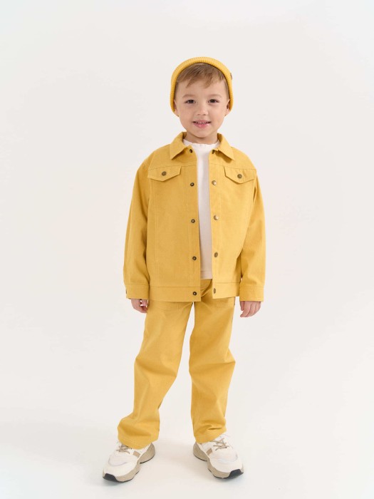 джинсовка "цитрон" универсального стиля с лицевой стороны