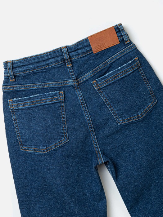 джинсы regular fit "синие" 7+ по цене 1350 руб вид справа