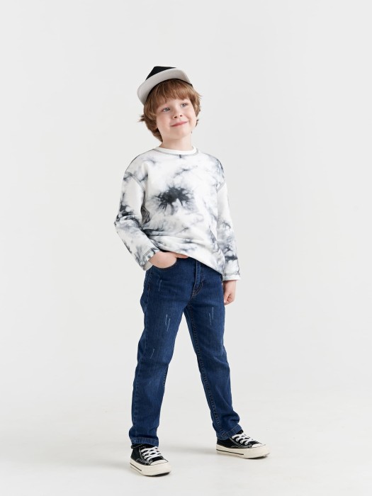 джинсы regular fit "темно-синие" фотография