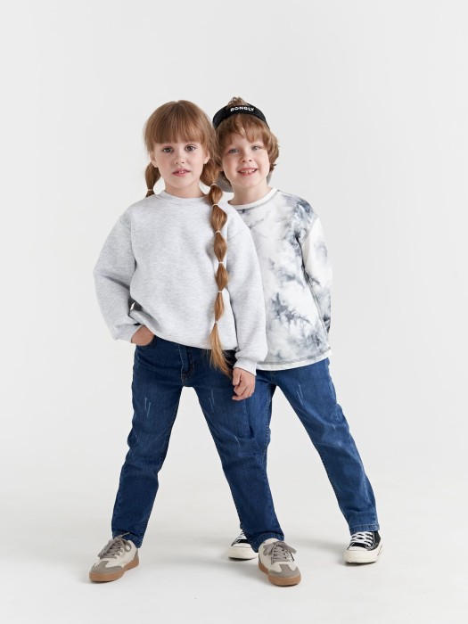 джинсы regular fit "темно-синие" универсального стиля с лицевой стороны