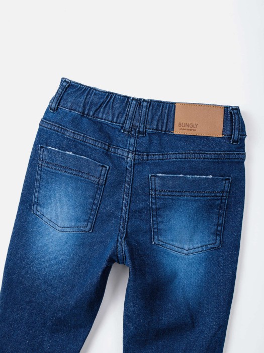 джинсы relaxed fit "темно-синие" из россии вид сбоку