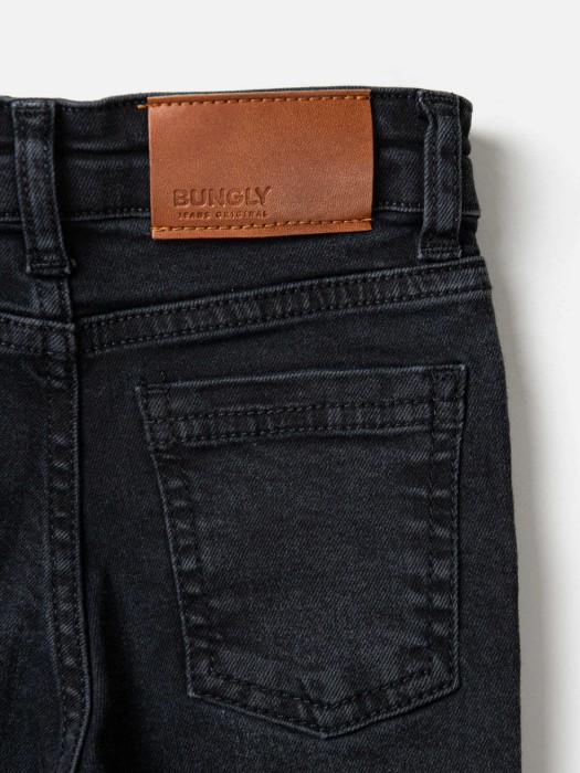 джинсы slim fit "черные" из россии вид сбоку