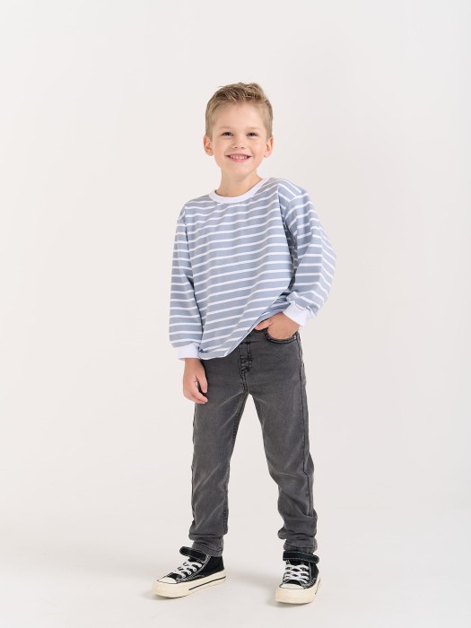 джинсы slim fit "серые" фотография