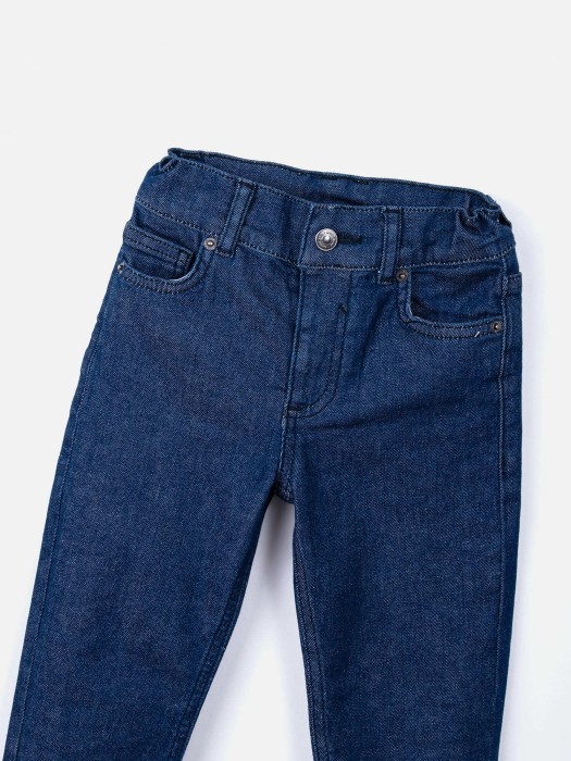 джинсы slim fit "темно-синие" по цене 1609 руб вид справа