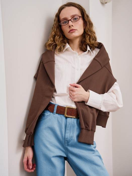 джинсы straight  fit "светло-голубые" женские от бренда bungly вид слева