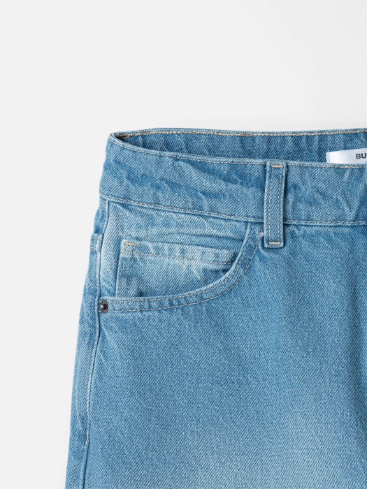 джинсы straight  fit "светло-голубые" женские по цене 4934 руб вид справа