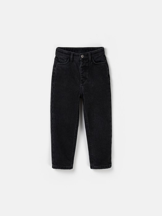 джинсы "уголь" утепленные фотография