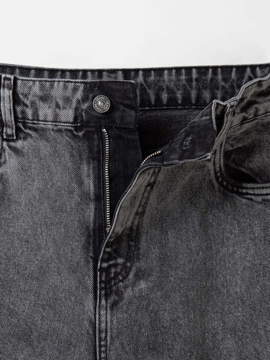 джинсы wide fit "темно-серые" женские по цене 5993 руб вид справа