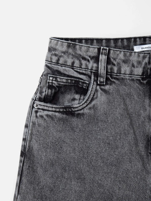 джинсы wide fit "темно-серые" женские из россии вид сбоку