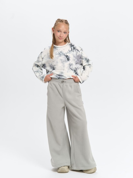 джоггеры багги флисовые "пепел" 7+ по цене 2029 руб вид справа