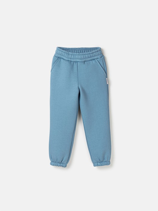 джоггеры "деним" с карманами утепленные фотография