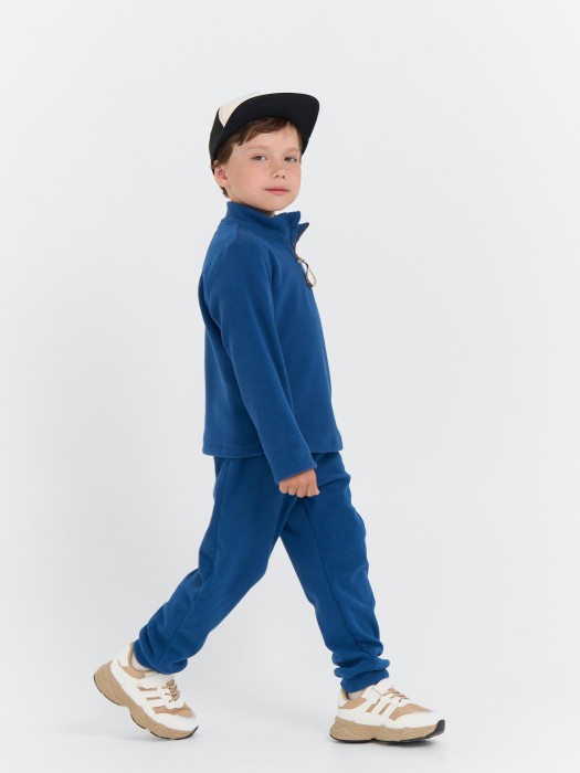 джоггеры флисовые "деним" фотография