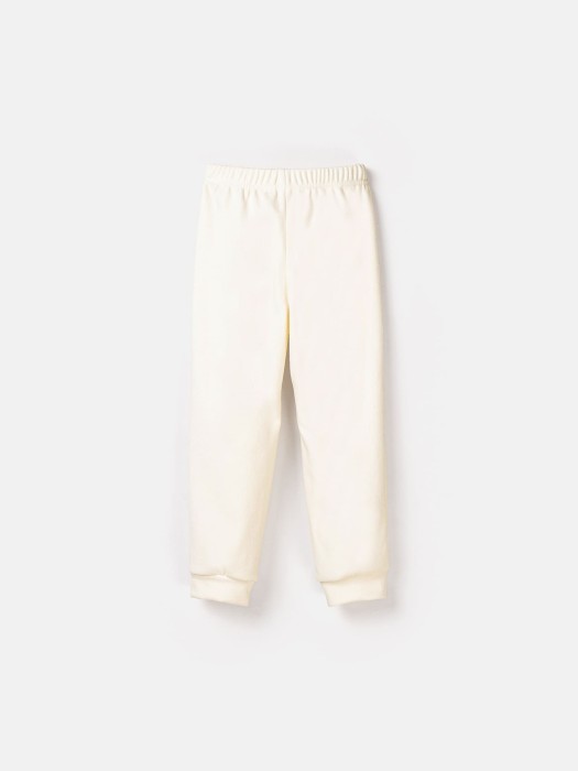 джоггеры флисовые "молоко" фотография