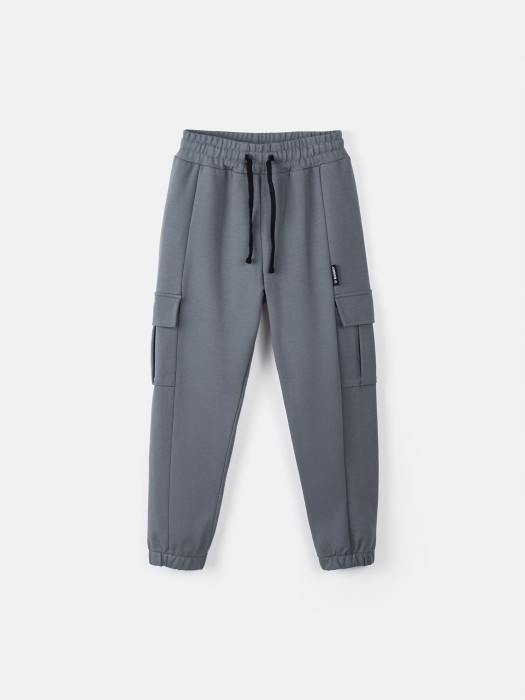 джоггеры карго облегченные "маренго" 7+ фотография