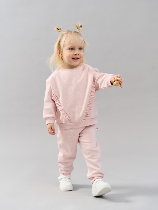 джоггеры "клубничный коктейль" утепленные 0+ по цене 1499 руб вид справа