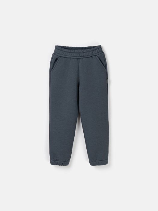 джоггеры "маренго" с карманами утепленные фотография