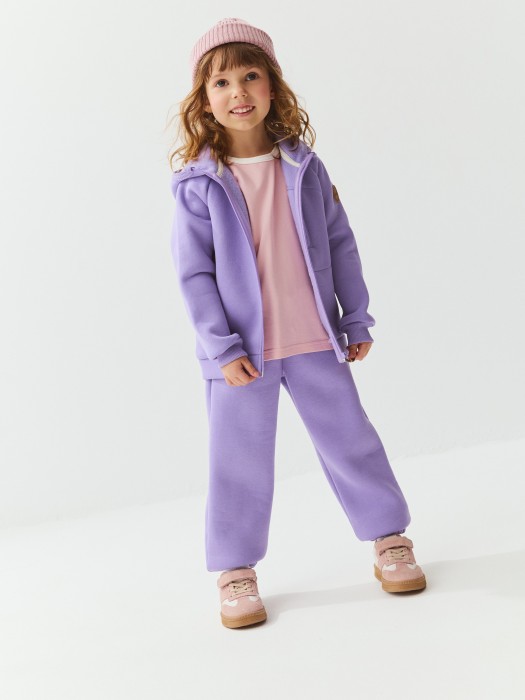 джоггеры "милка" утепленные фотография