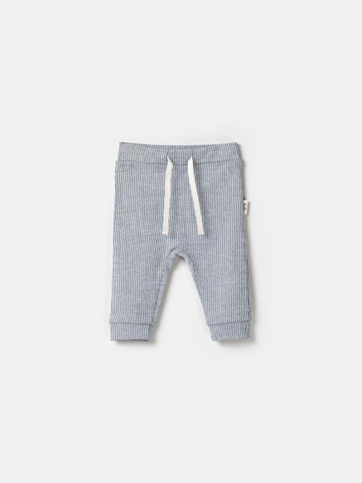 джоггеры облегченные "полоска уголь" 0+ фотография