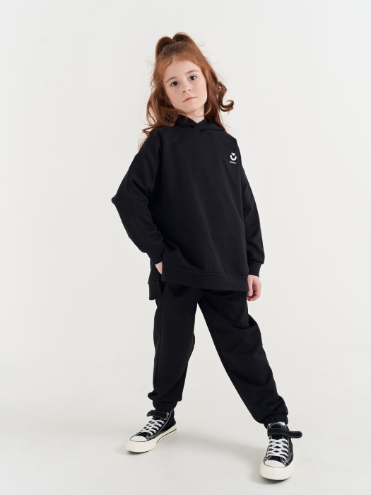 джоггеры облегченные "уголь" с карманами 7+ из россии вид сбоку