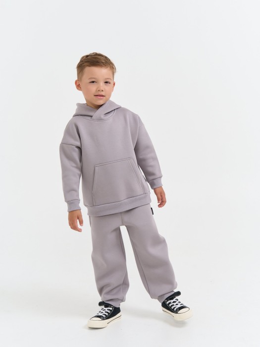 джоггеры оверсайз "пепел" с карманами утепленные по цене 1469 руб вид справа