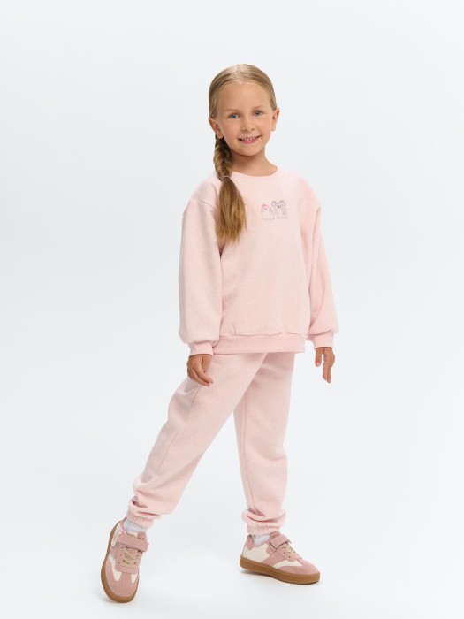 джоггеры "персик" утепленные по цене 1999 руб вид справа