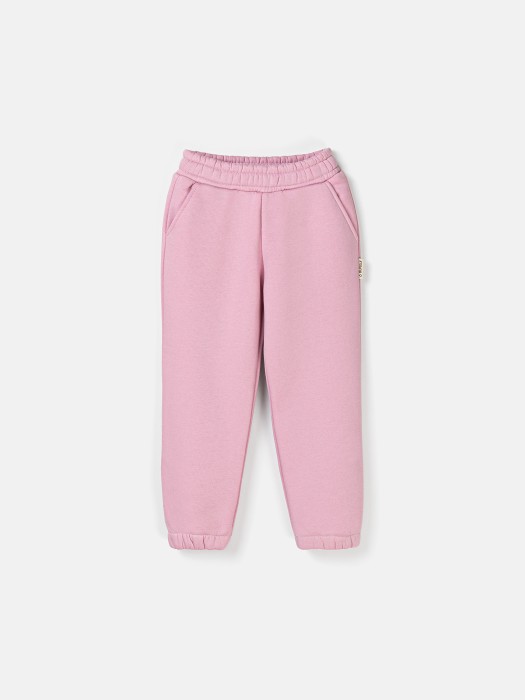 джоггеры "пудра" с карманами утепленные фотография