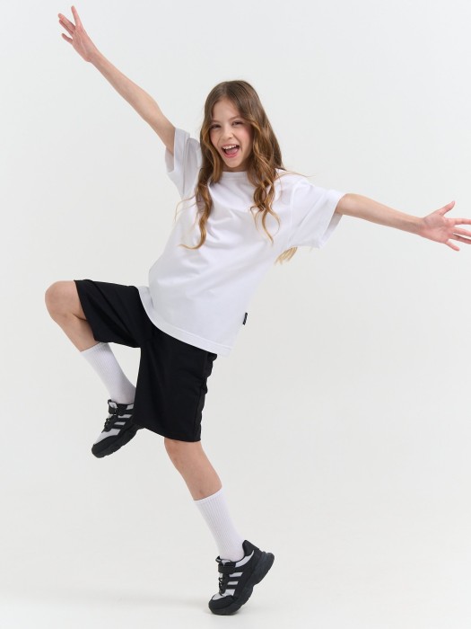 футболка базовая "белая" 7+ из проверенных материалов спереди