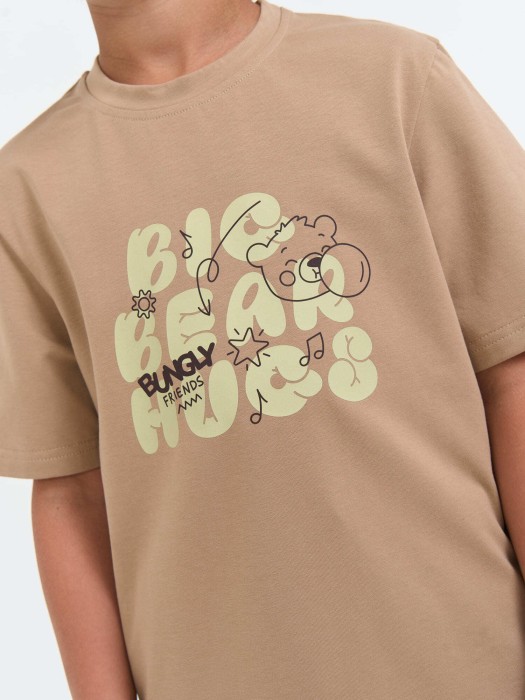 футболка "давай дружить" 7+ универсального стиля с лицевой стороны