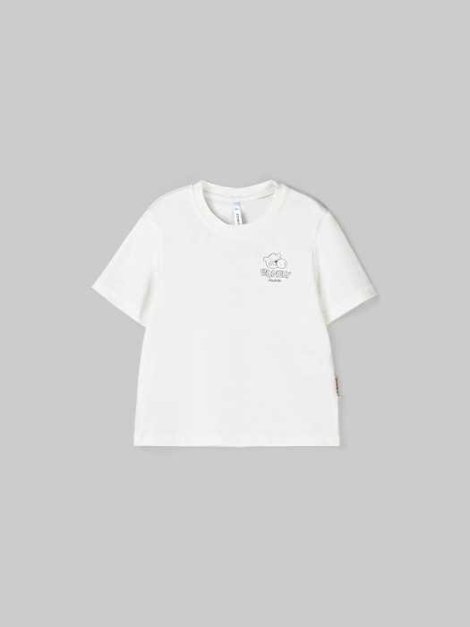 футболка "играем вместе" от бренда bungly вид слева