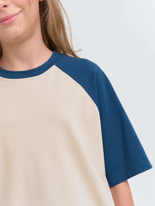 футболка колор блок "шторм" 7+ из проверенных материалов спереди