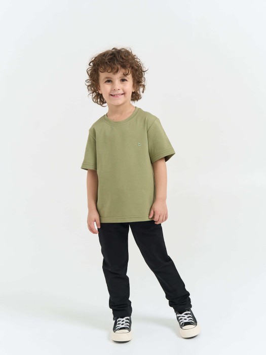 футболка "олива" из проверенных материалов спереди