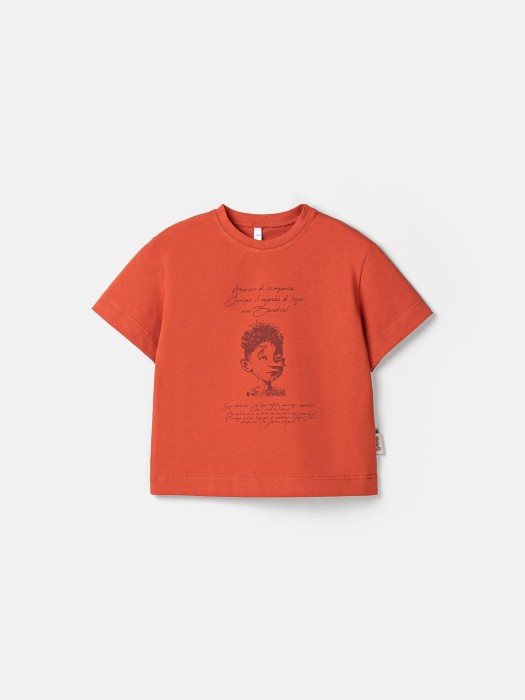 футболка оверсайз "буратино" от бренда bungly вид слева