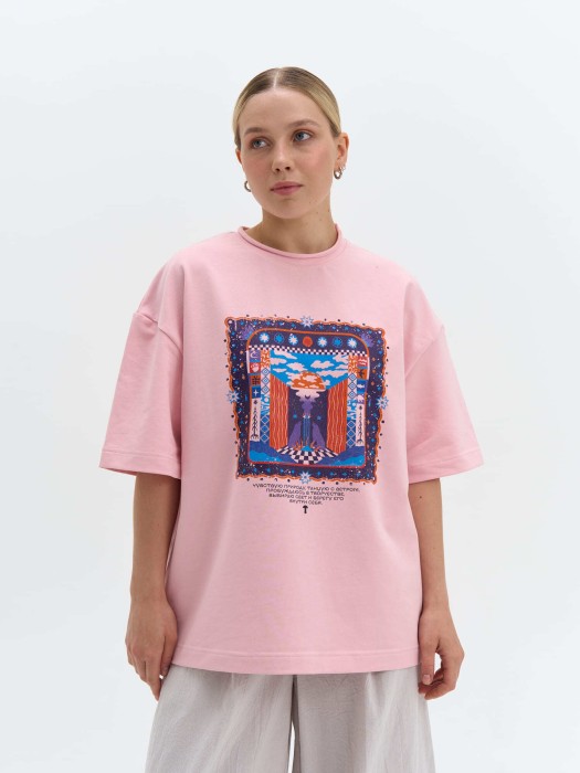 футболка оверсайз чараш взрослая фотография