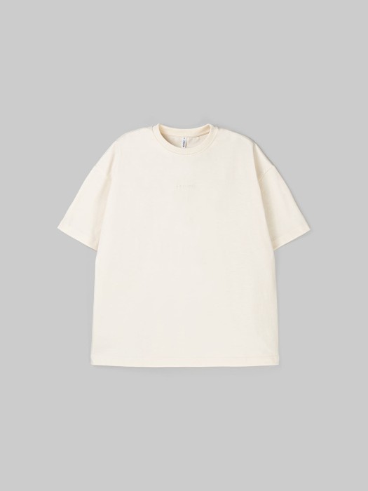 футболка оверсайз из 100% хлопка "лён" женская от бренда bungly вид слева