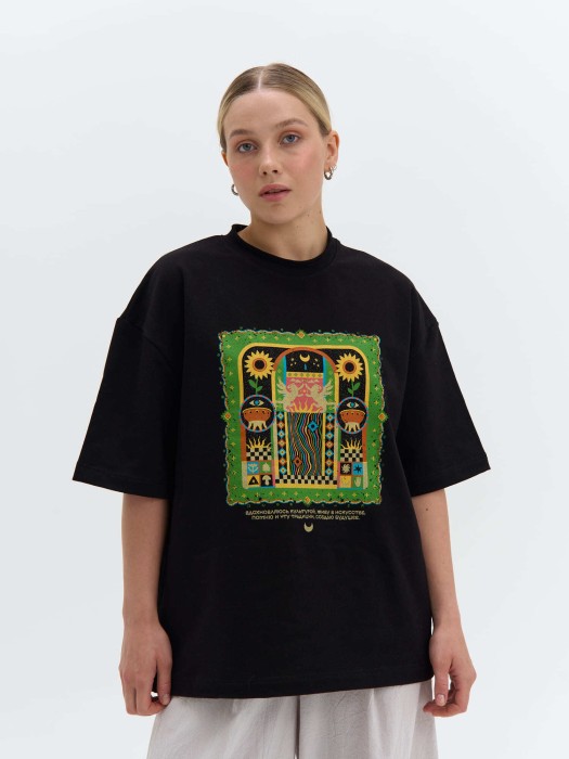 футболка оверсайз матур взрослая фотография