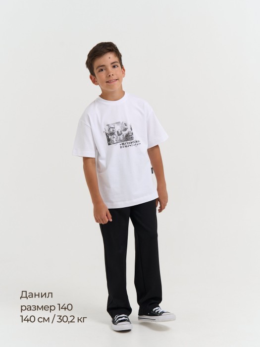 футболка оверсайз "мозговой штурм" 7+ из проверенных материалов спереди