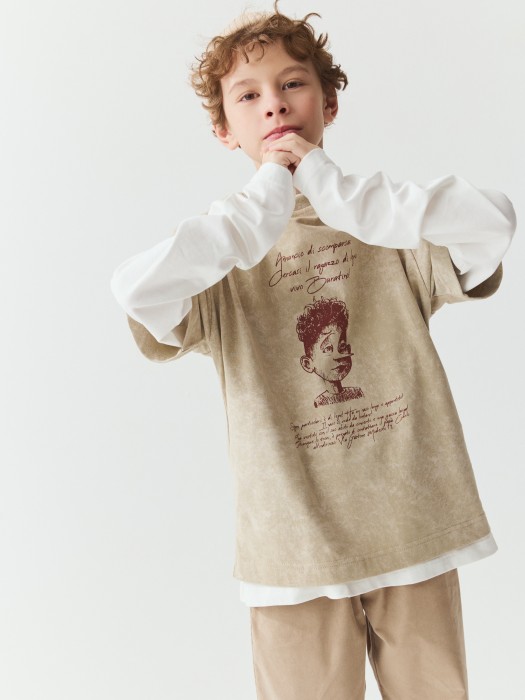 футболка оверсайз "однажды в сказке" 7+ из россии вид сбоку