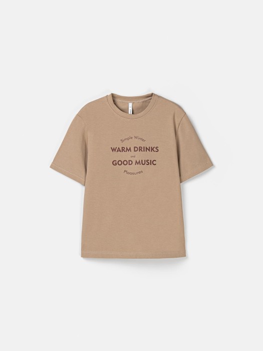 футболка "песок" с принтом 7+ фотография