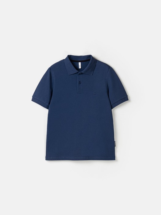 футболка поло "синяя" 7+ фотография