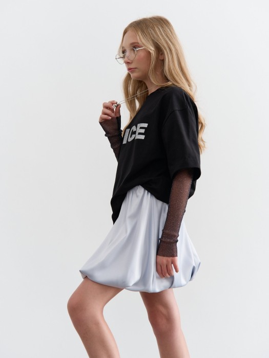 футболка с митенками "уголь" 7+ по цене 1319 руб вид справа