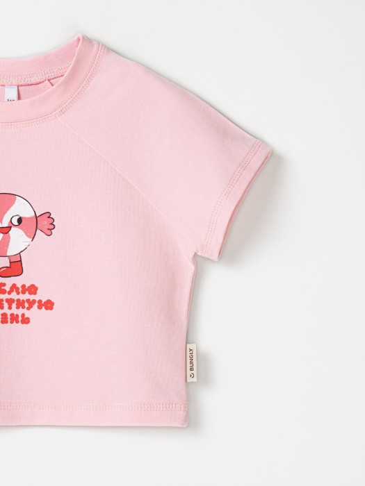 футболка укороченная "конфетная жизнь" 7+ по цене 959 руб вид справа