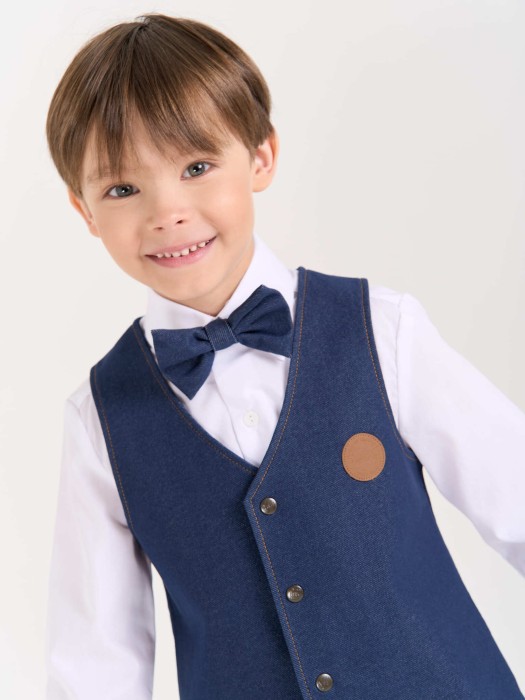 галстук-бабочка "джинс" фотография