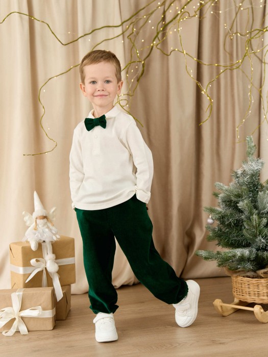 галстук-бабочка "изумруд" 0+ по цене 279 руб вид справа